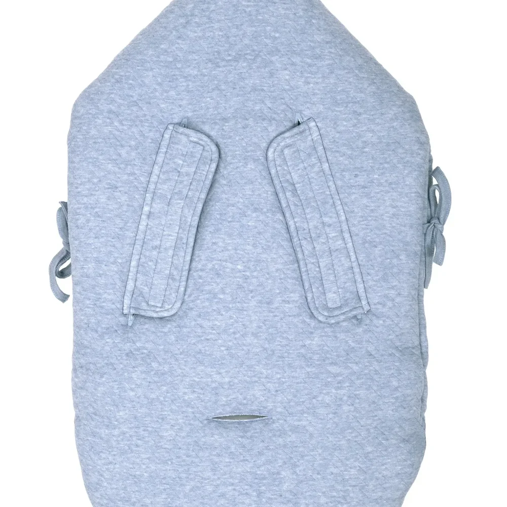 Chevron Voetenzak/Engelennestje 5-punts gordel Denim Blue