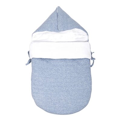 Chevron Voetenzak/Engelennestje 5-punts gordel Denim Blue