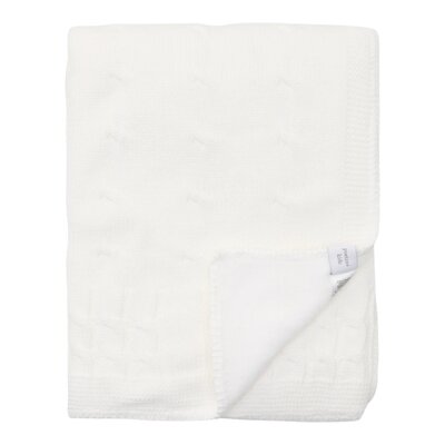 Deken Chamonix Poudre gevoerd (80x100cm) White