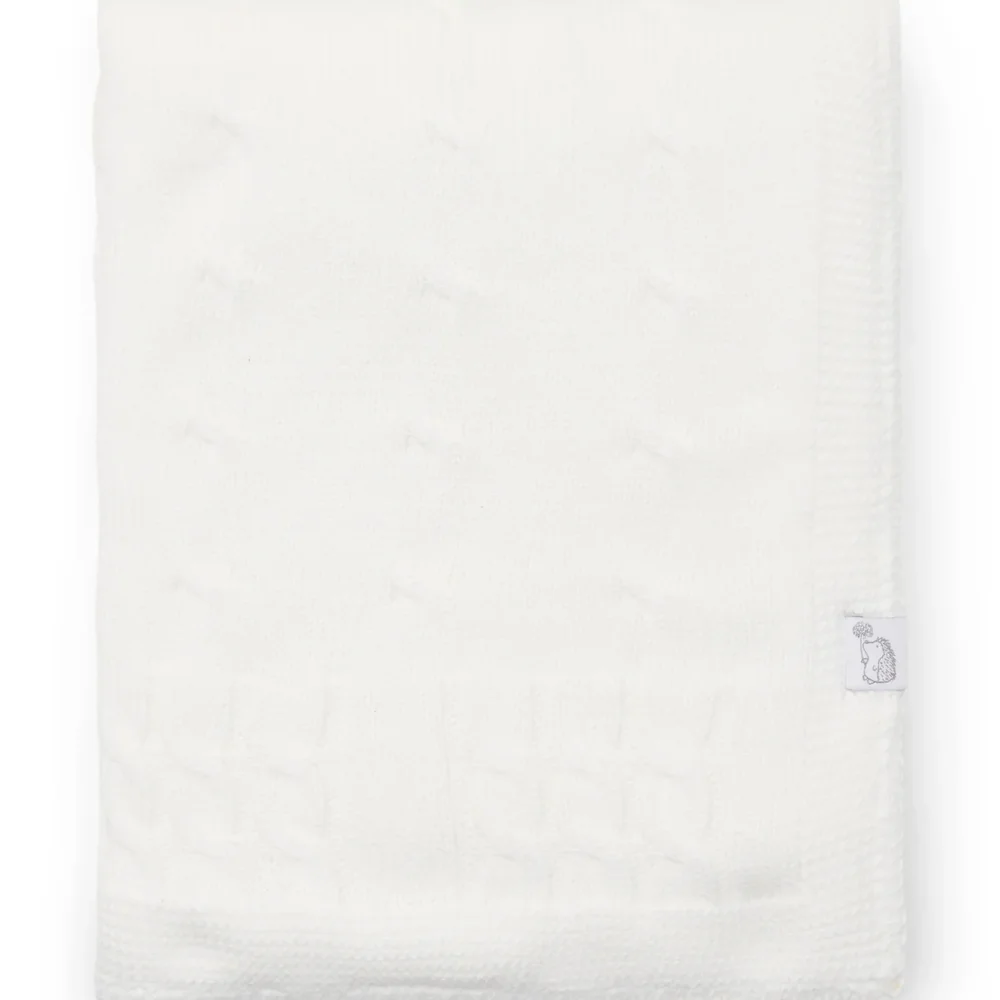 Deken Chamonix Poudre gevoerd (80x100cm) White