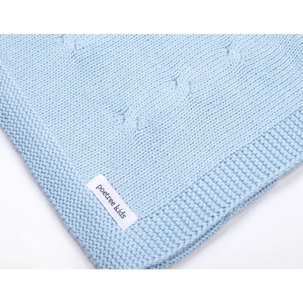 Wiegdeken 80x100cm Blue