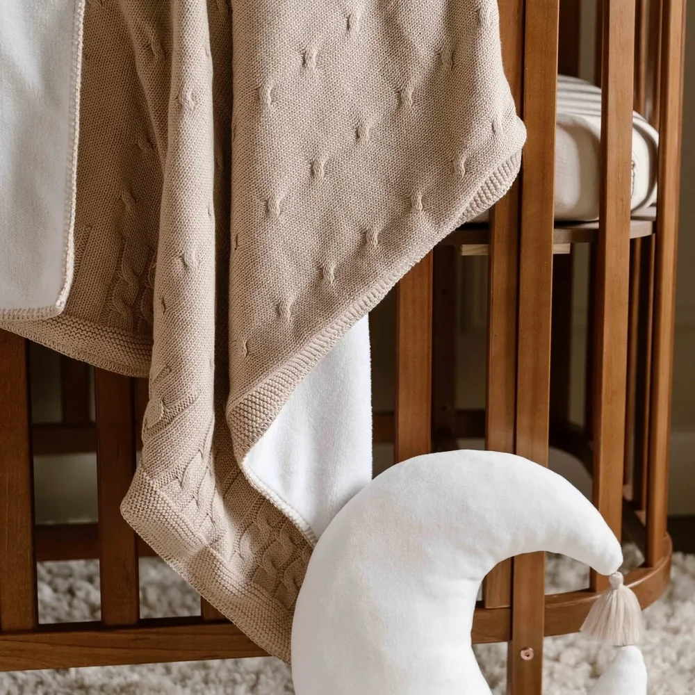 Deken Chamonix Poudre gevoerd (80x100cm) Sand/camel Deken Chamonix Poudre gevoerd (80x100cm) Sand/camel