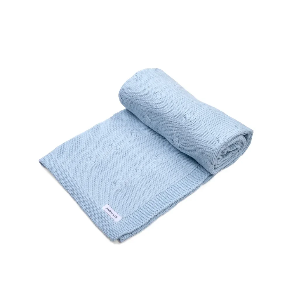 Wiegdeken 80x100cm Blue