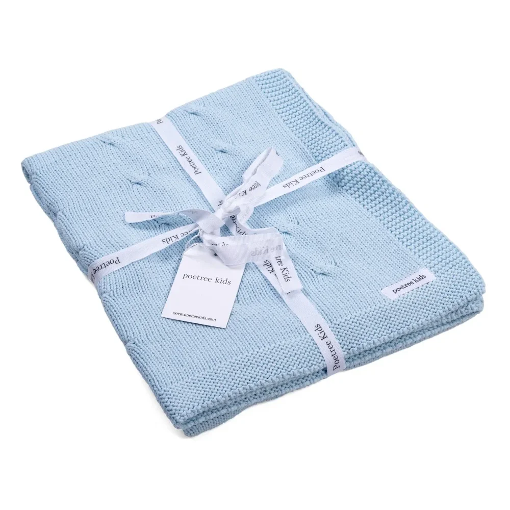 Wiegdeken 80x100cm Blue