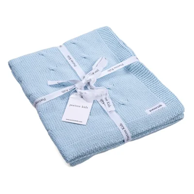 Wiegdeken 80x100cm Blue