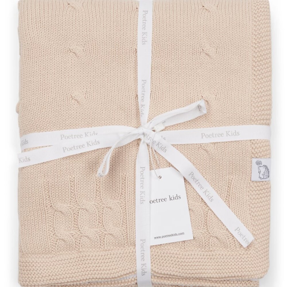 Deken Chamonix Poudre gevoerd (80x100cm) Sand/camel Deken Chamonix Poudre gevoerd (80x100cm) Sand/camel