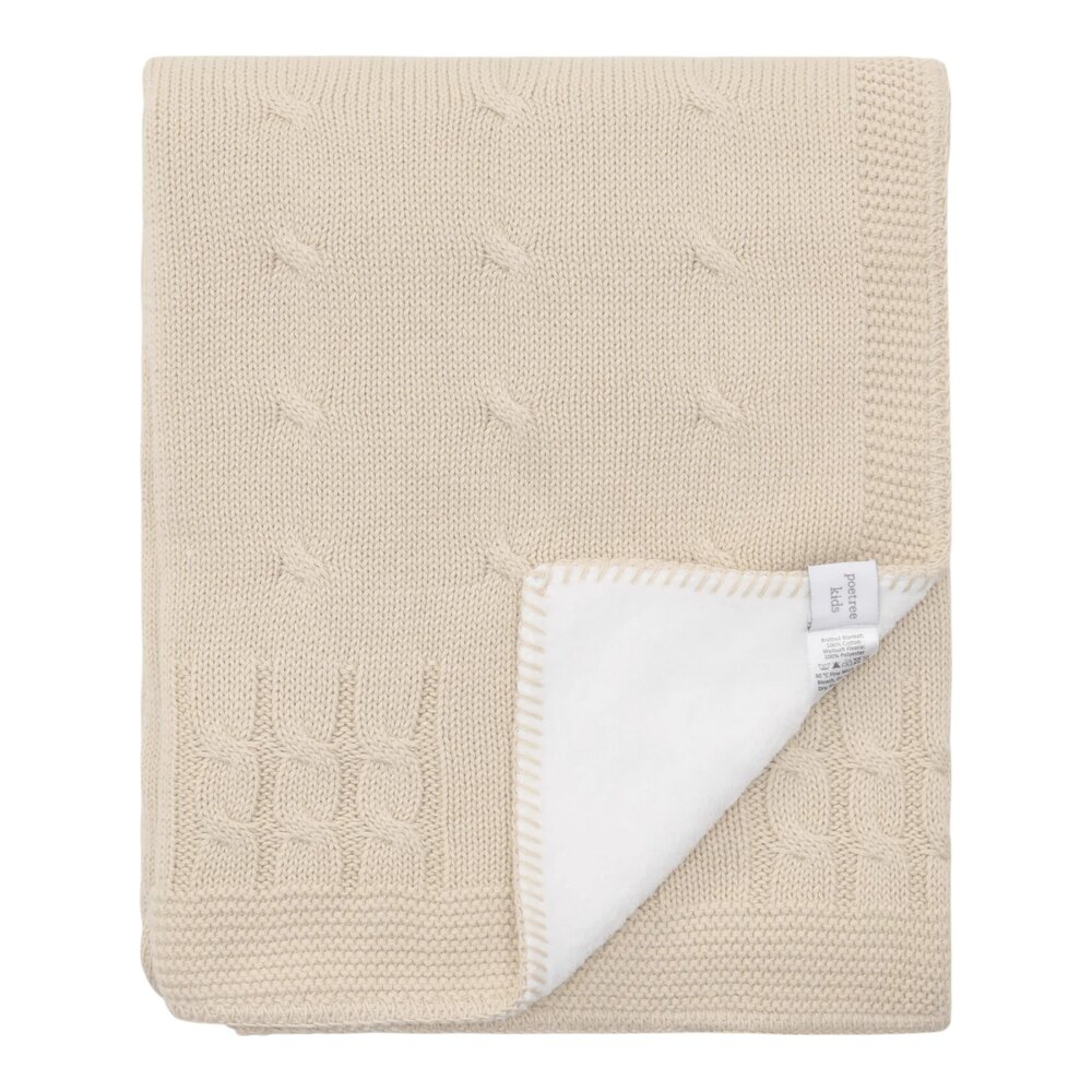 Deken Chamonix Poudre gevoerd (80x100cm) Beige Deken Chamonix Poudre gevoerd (80x100cm) Beige