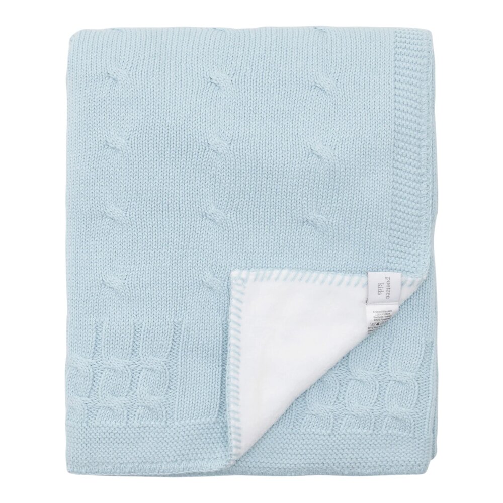 Deken Chamonix Poudre gevoerd (80x100cm) Blue Deken Chamonix Poudre gevoerd (80x100cm) Blue