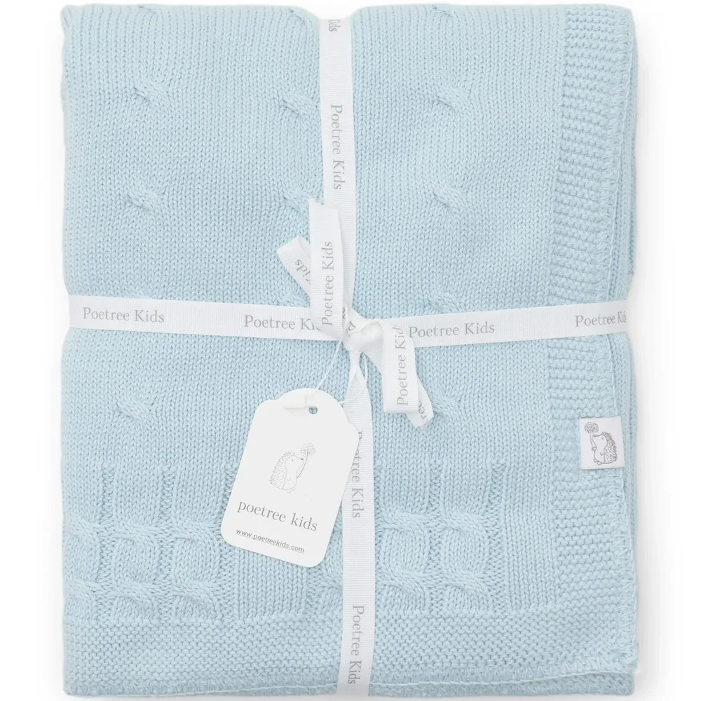 Deken Chamonix Poudre gevoerd (80x100cm) Blue Deken Chamonix Poudre gevoerd (80x100cm) Blue