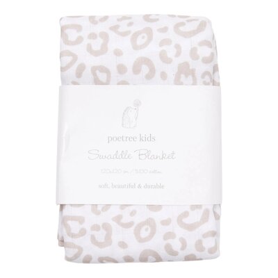 Swaddle Luipaard print camel