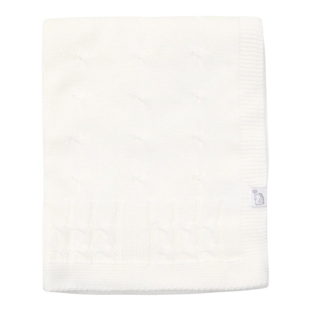 Wiegdeken 80x100cm White Wiegdeken 80x100cm White