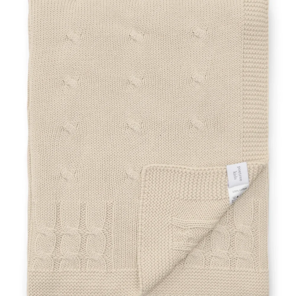 Wiegdeken 80x100cm Beige