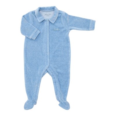 Babypakje Velours Denim Blue