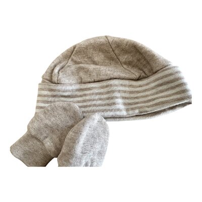 Set muts en wantjes Lio Beige
