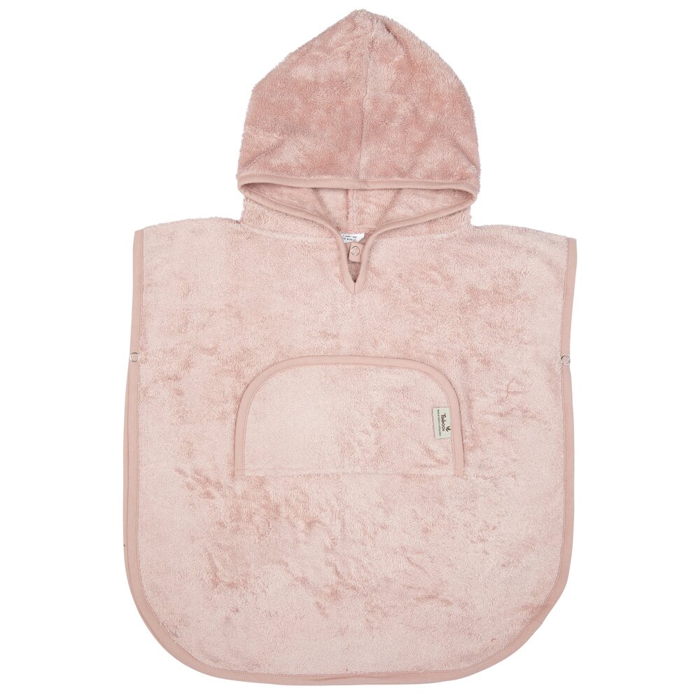 Poncho V-neck (4-6j) Misty Rose