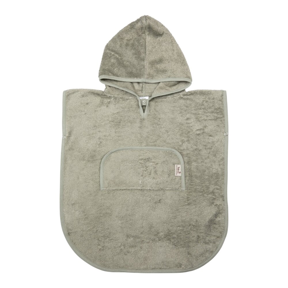 Poncho V-neck (4-6j) Whisper Green