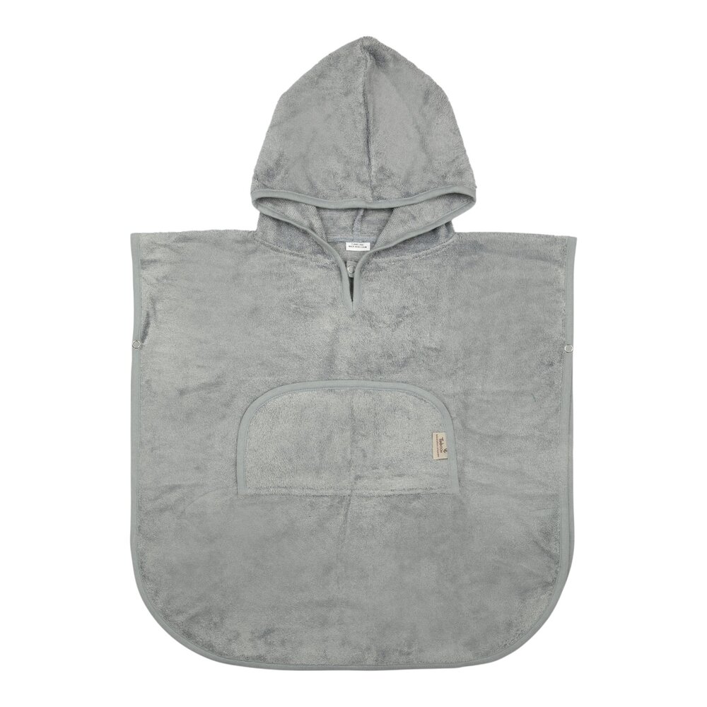 Poncho V-neck (4-6j) Moon Blue