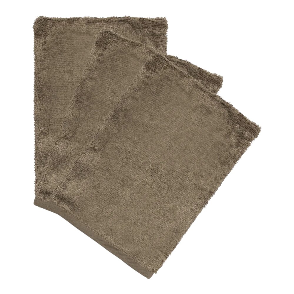 Washandjes (3 stuks) Jungle Green