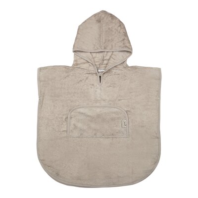 Poncho V-neck (4-6j) Feather Grey