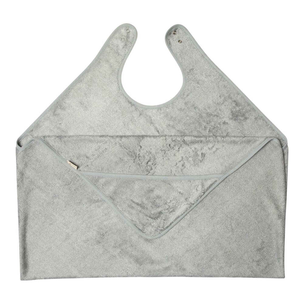 Badcape / Knuffelhanddoek (98x104cm) Moon Blue