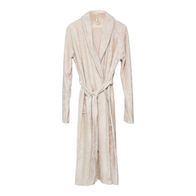 Badjas XL volwassenen Frosted Almond