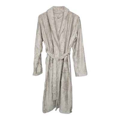 Badjas XL volwassenen Feather Grey