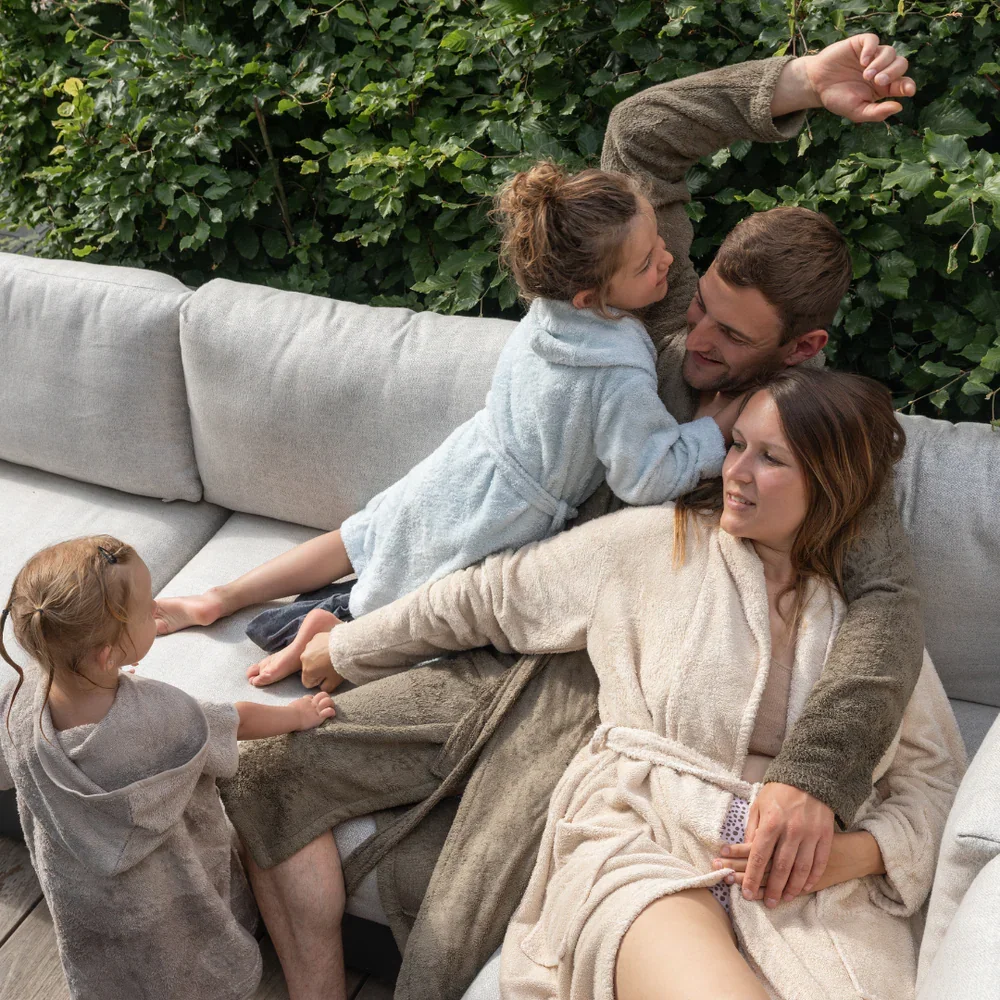 Badjas XL volwassenen Frosted Almond Badjas XL volwassenen Frosted Almond