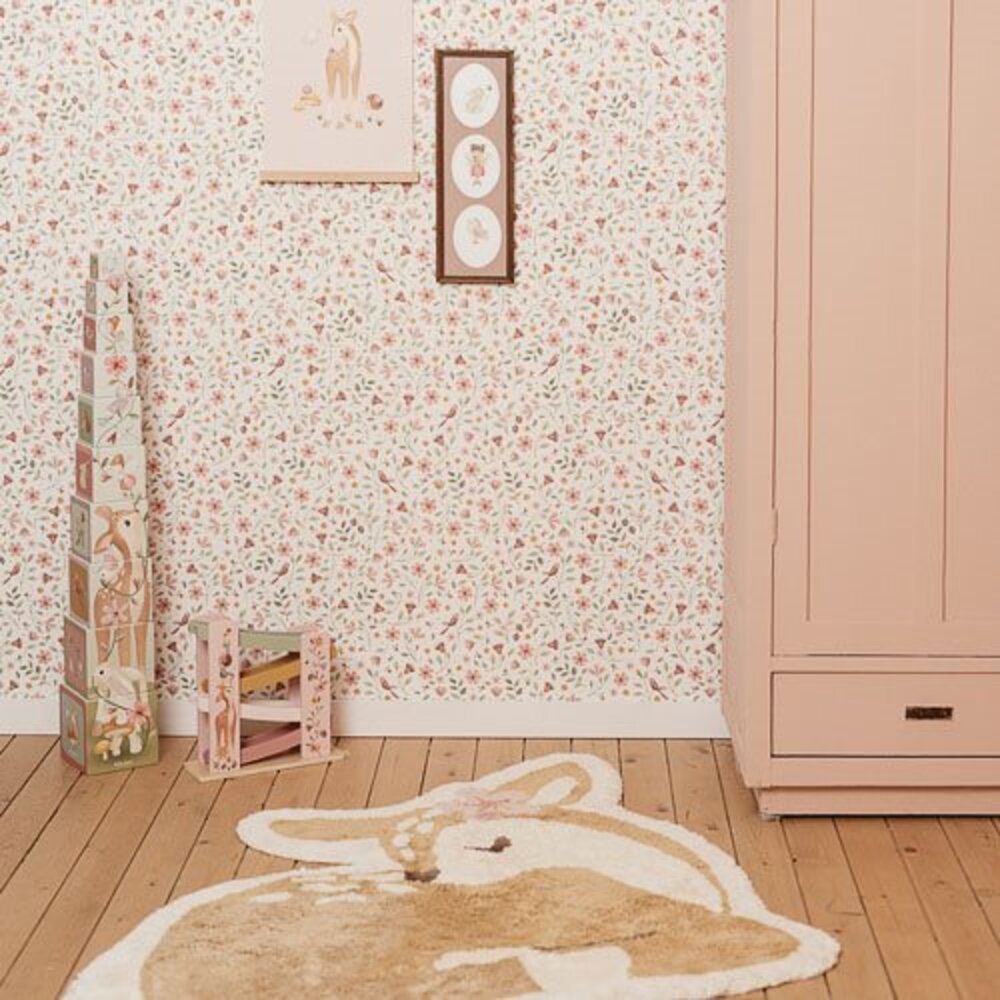 Vloerkleed - 103x110 cm Hert