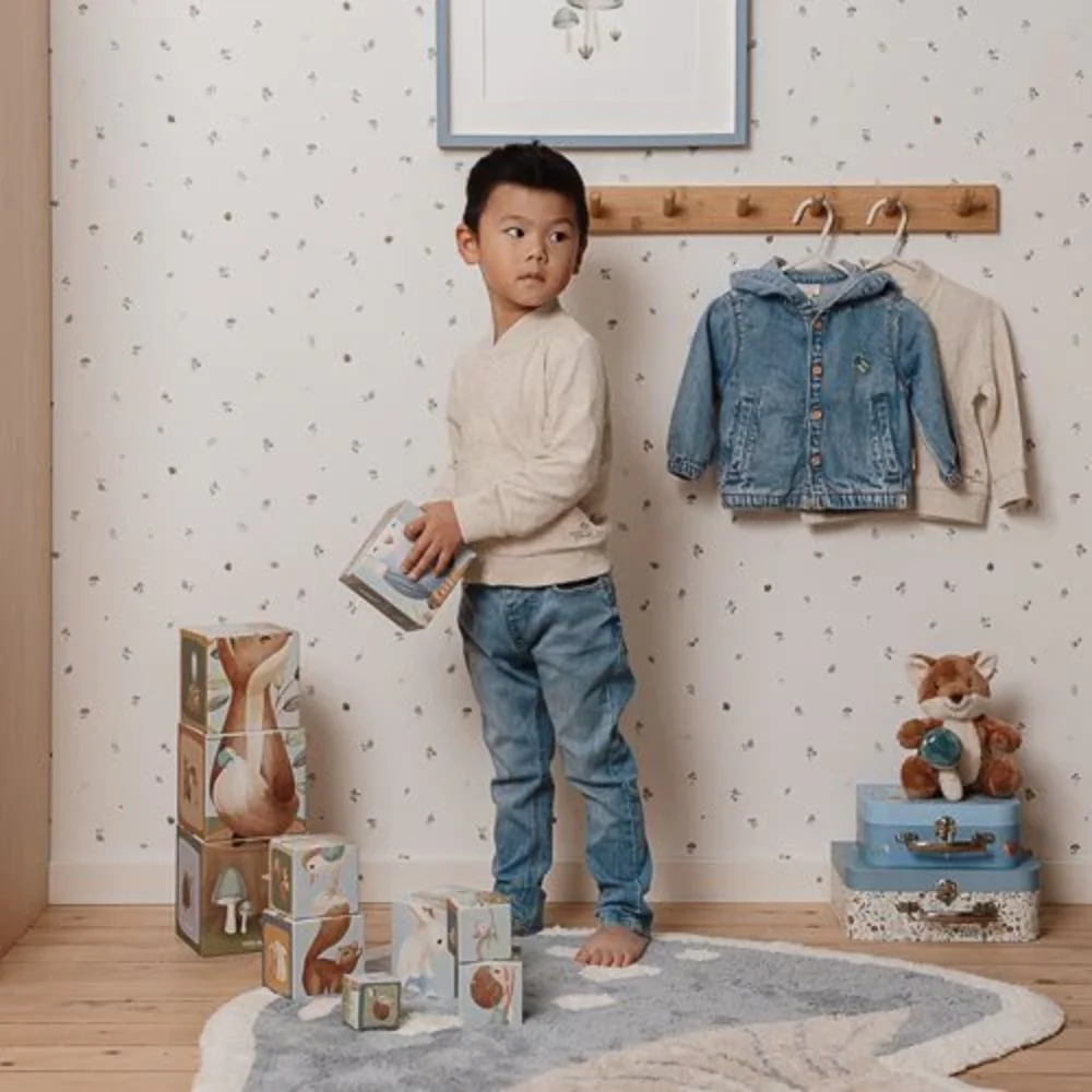 Vloerkleed - 102x118 cm Paddenstoel