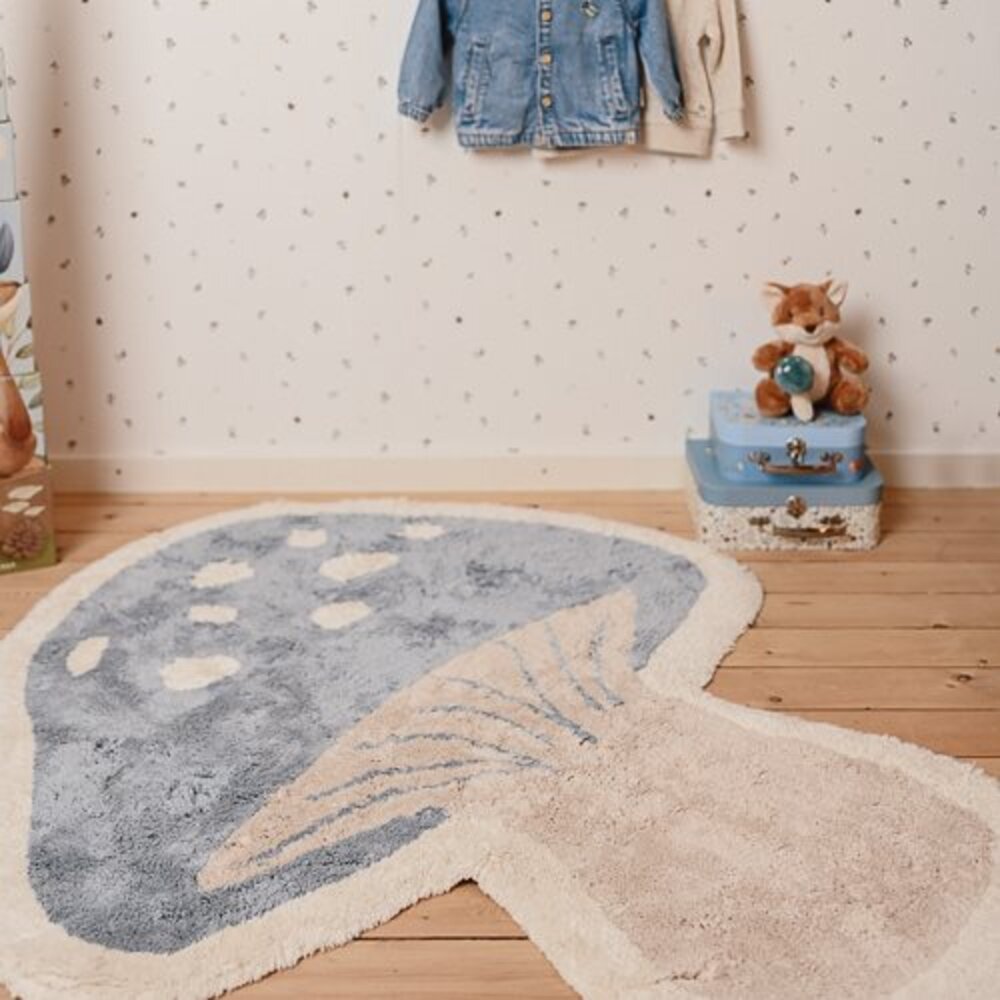 Vloerkleed - 102x118 cm Paddenstoel