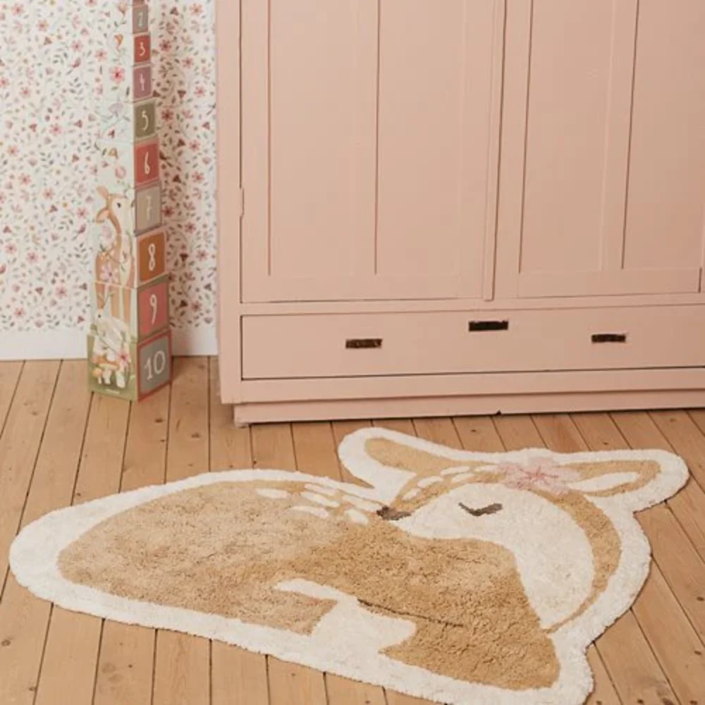 Vloerkleed - 103x110 cm Hert