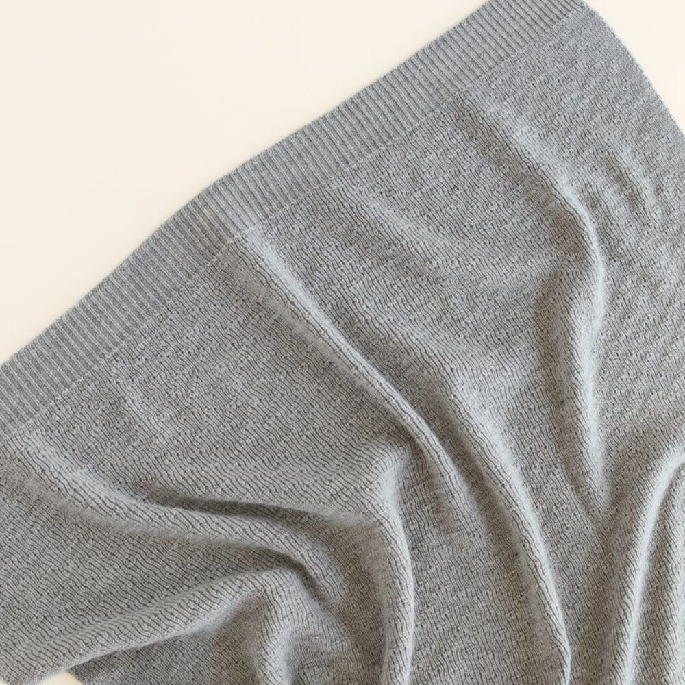 Deken Bibi Grey melange