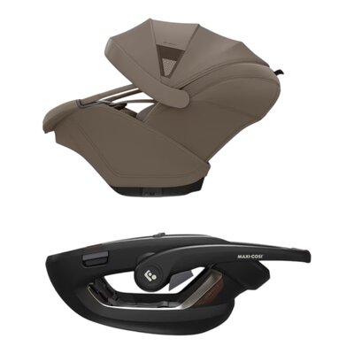 Autostoel Coral slide pro Oak truffle