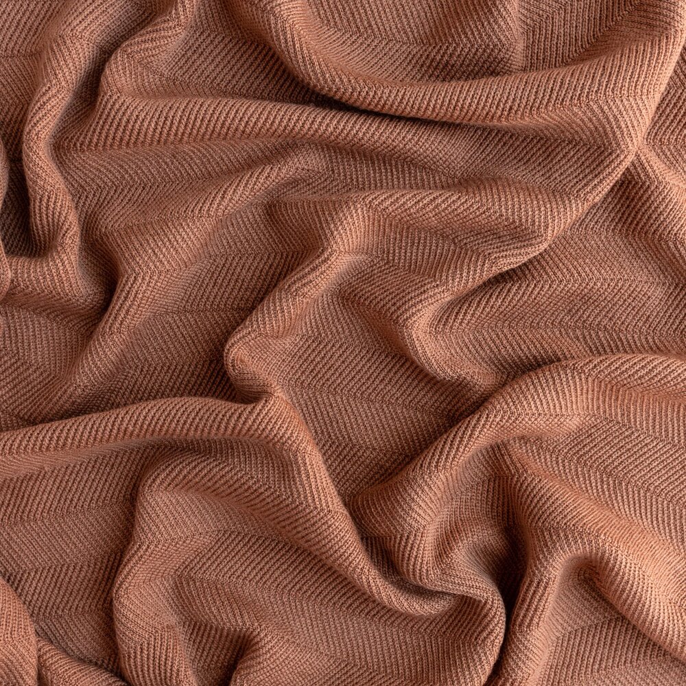 Deken Freddie terracotta