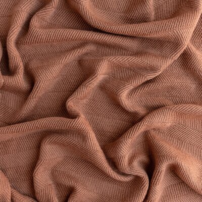 Deken Freddie terracotta