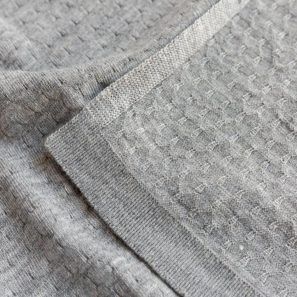 Deken Frankie grey melange