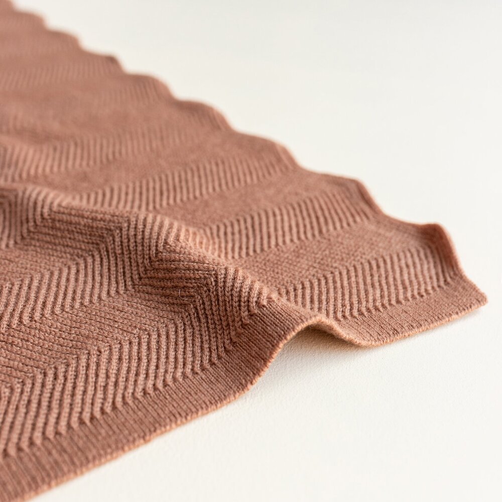 Deken Freddie terracotta