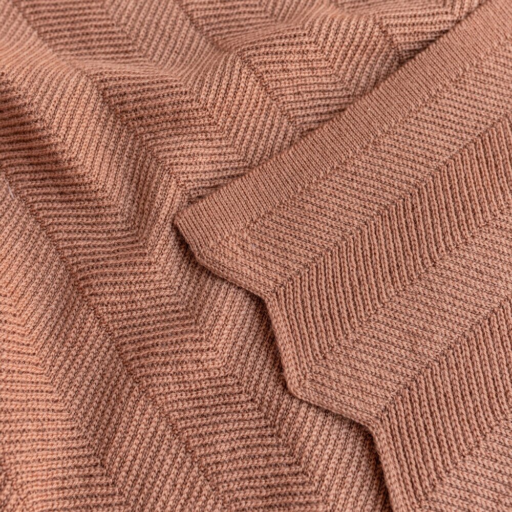 Deken Freddie terracotta