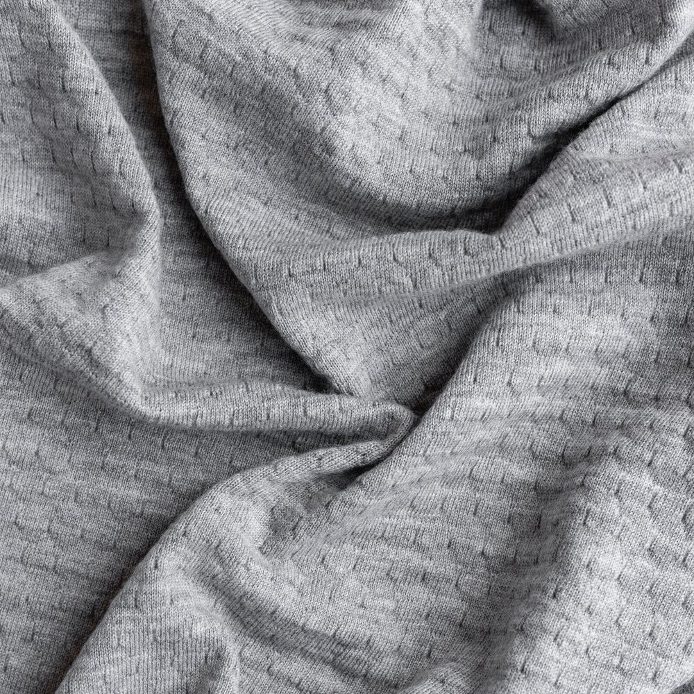 Deken Frankie grey melange