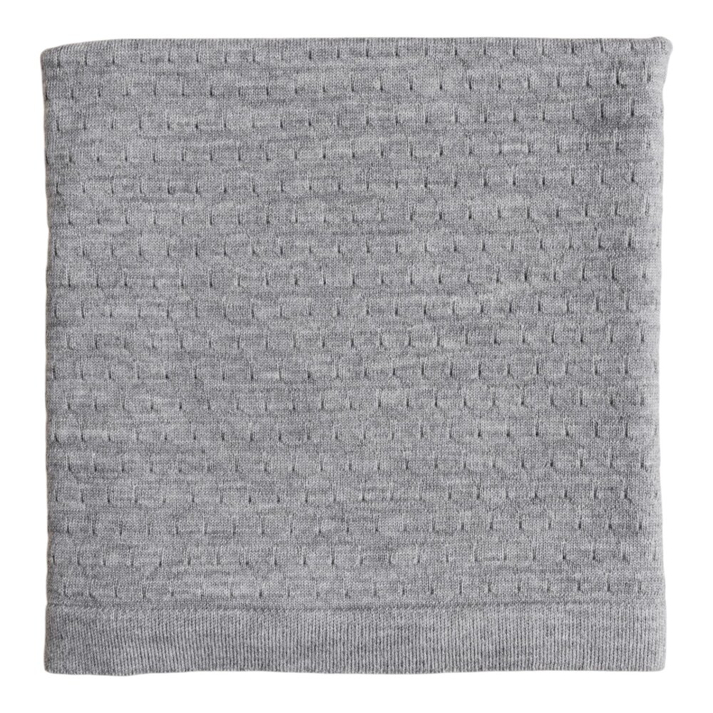 Deken Frankie grey melange