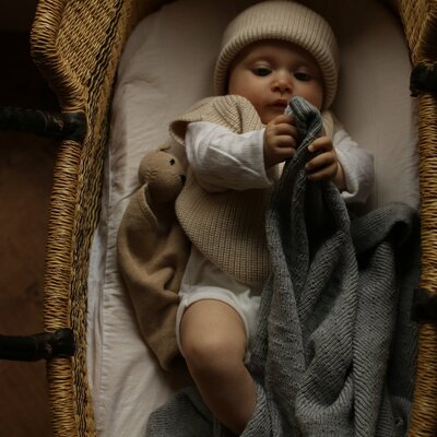 Deken Dora Grey melange