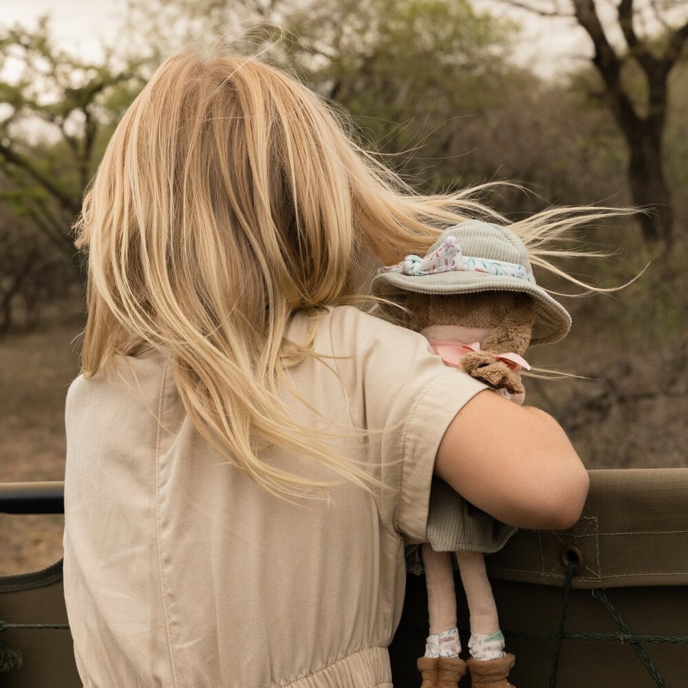 Knuffelpop Rosa GRS Safari Friends