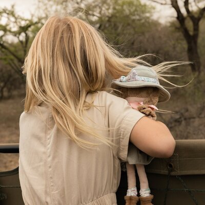 Knuffelpop Rosa GRS Safari Friends