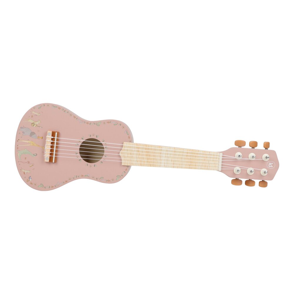 Houten gitaar - Roze FSC Safari Friends