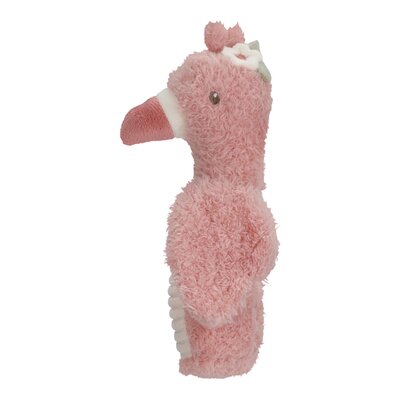 Knijpspeeltje met rammel Flamingo GRS Safari Friends