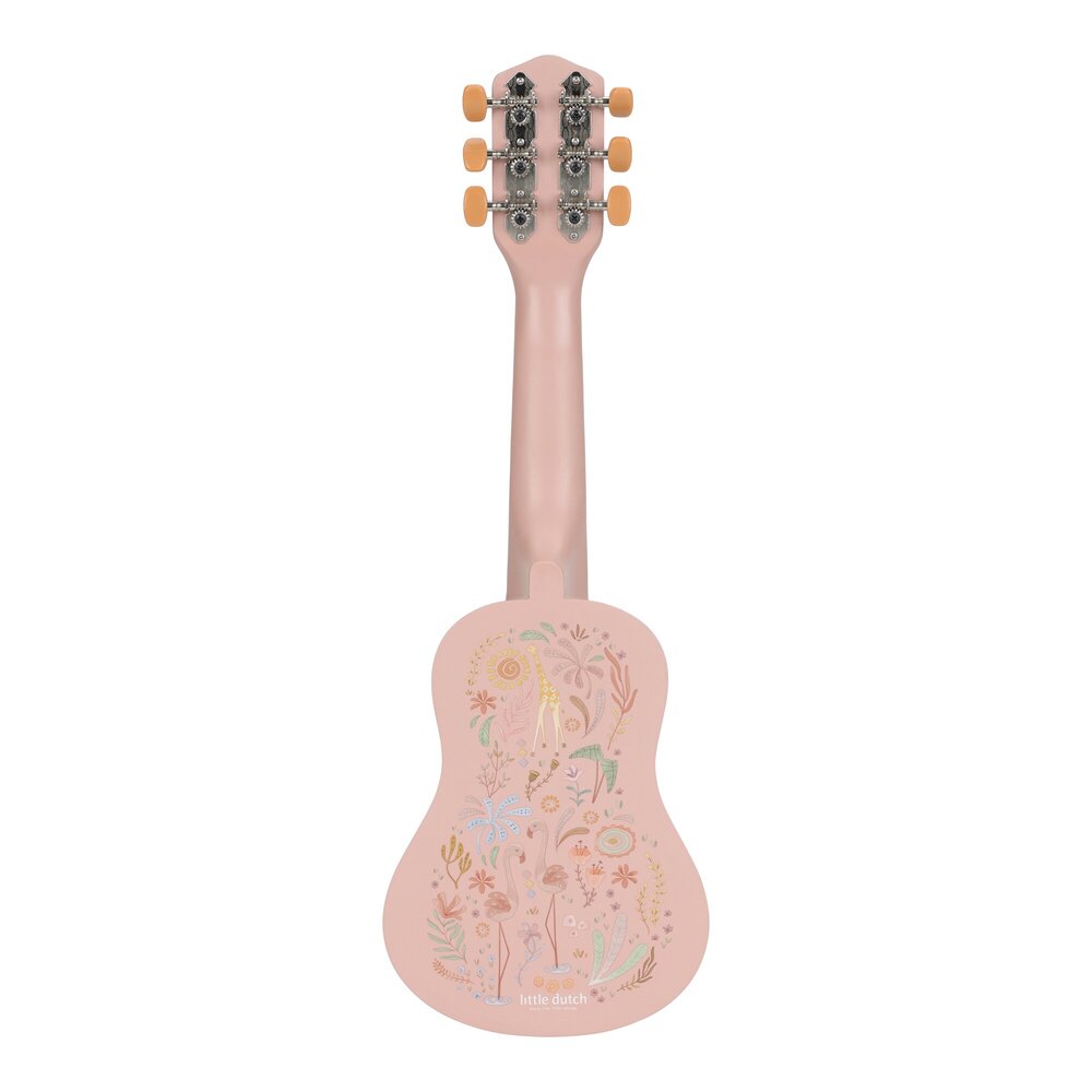 Houten gitaar - Roze FSC Safari Friends
