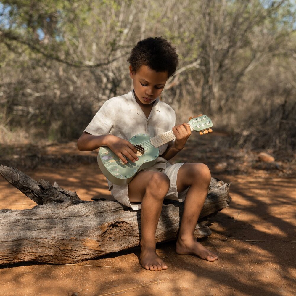 Houten gitaar - Groen FSC Safari Friends