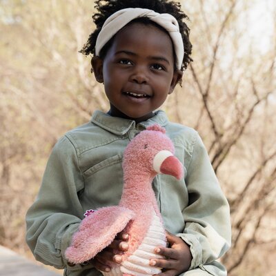 Knuffel Flamingo 35 cm GRS Safari Friends