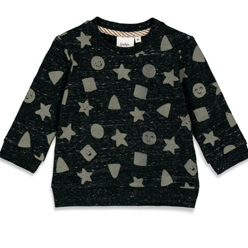 Sweater you make me smile Anthracite