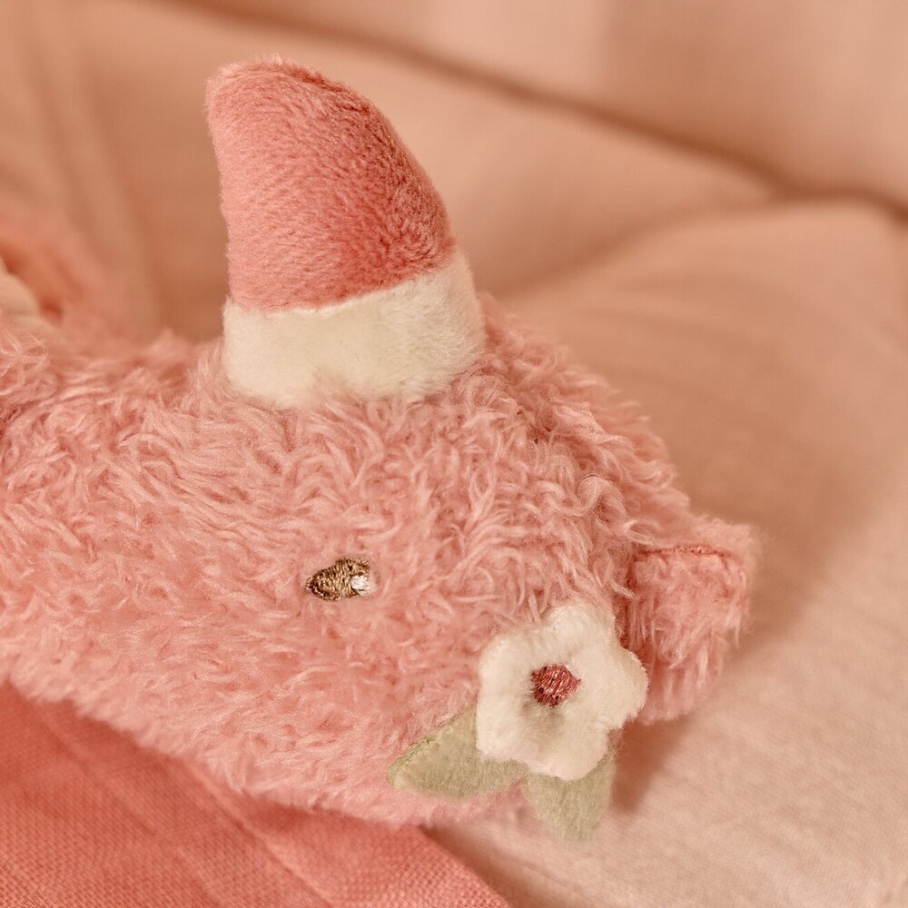 Knijpspeeltje met rammel Flamingo GRS Safari Friends